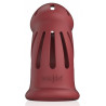 MANCAGE Cage de chasteté ManCage Modèle 28 - 9.5 x 3.5cm Rouge